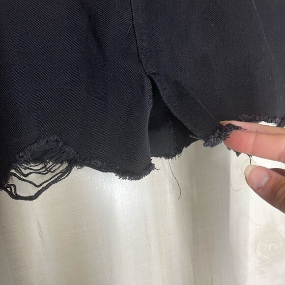 Rewash black distressed mini skirt, size 13‎ - Picture 5 of 14